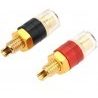 DOBO 4x Terminale trasparente grande compatto resistente ottone amp...