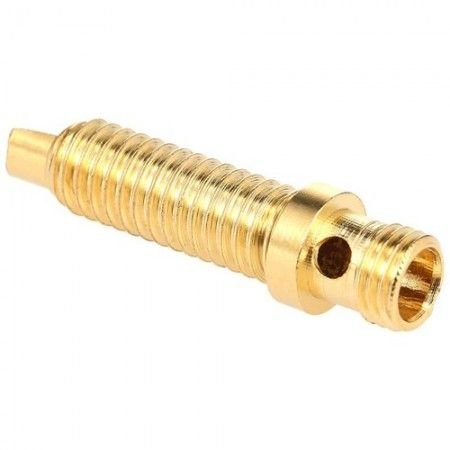 4x Terminale trasparente grande compatto resistente ottone amplificatore audio Jack a banana