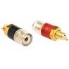 DOBO 4x Terminale trasparente grande compatto resistente ottone amp...
