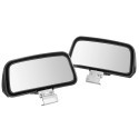 2x Specchietti per angolo morto specchio cieco specchio retrovisore auto visione grandangolo aggiuntivo regolabile universale