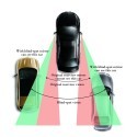 2x Specchietti per angolo morto specchio cieco specchio retrovisore auto visione grandangolo aggiuntivo regolabile universale