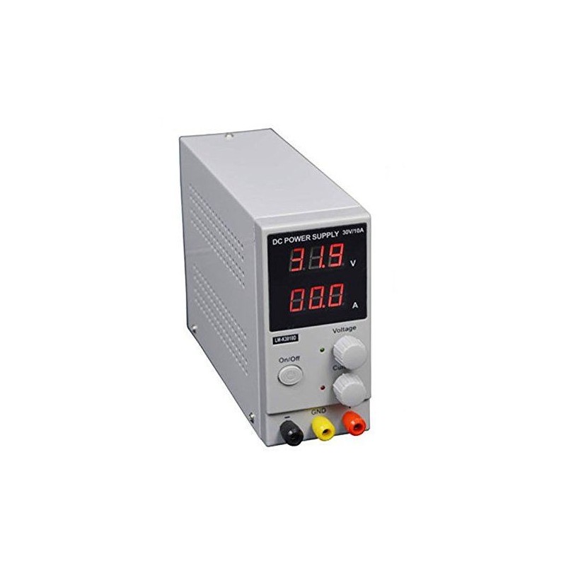 Alimentatore Stabilizzato da banco compatto Slim Trasformatore corrente regolabile fino a 30V e 10A - Versione MINI fino a 10A