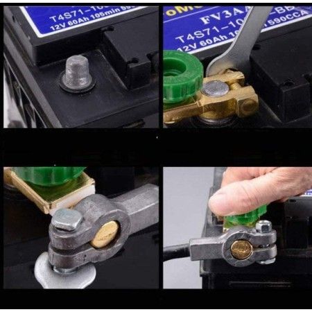 Morsetto stacca batteria antifurto batteria standard auto barca camper polo