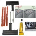 Kit ripara gomme foratura pneumatici auto moto ruota riparazione pneumatico