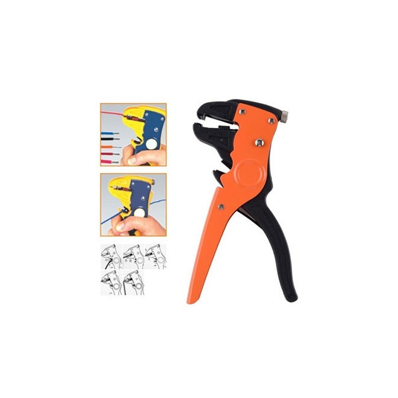 Pinza spellafili automatica taglio cavi elettrici 170 mm meccanismo automatico