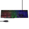 Set 4 in 1 da gioco gaming RGB set con filo professionale tastiera mouse cuffie mouse pad illuminata USB AS-1088mouse 6 tasti