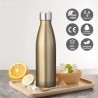 DOBO Borraccia oro portatile bottiglia acciaio Inox termica caldo f...