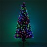 Dolce Casa Albero di natale addobbato 150Cm luci multicolore presa ...
