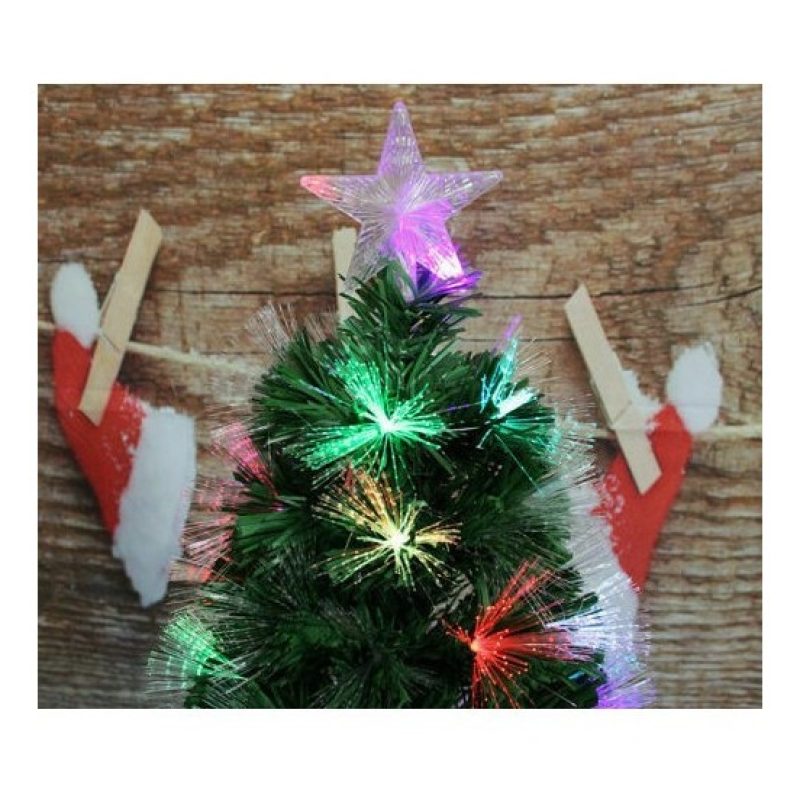 Dolce Casa Albero di natale addobbato 150Cm luci multicolore presa ...