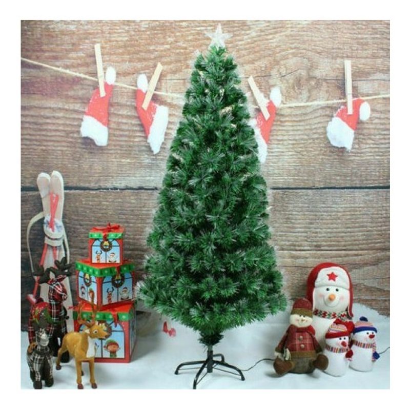 Dolce Casa Albero di natale addobbato 150Cm luci multicolore presa ...