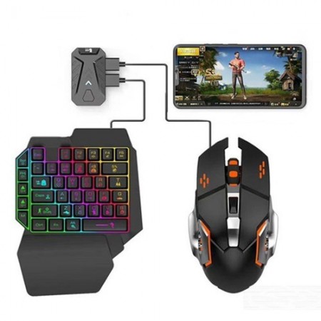 Box 4 in 1 gaming per smartphone mouse e tastiera Android IOS Bt V4.0 cellulare