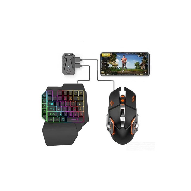 Box 4 in 1 gaming per smartphone mouse e tastiera Android IOS Bt V4.0 cellulare