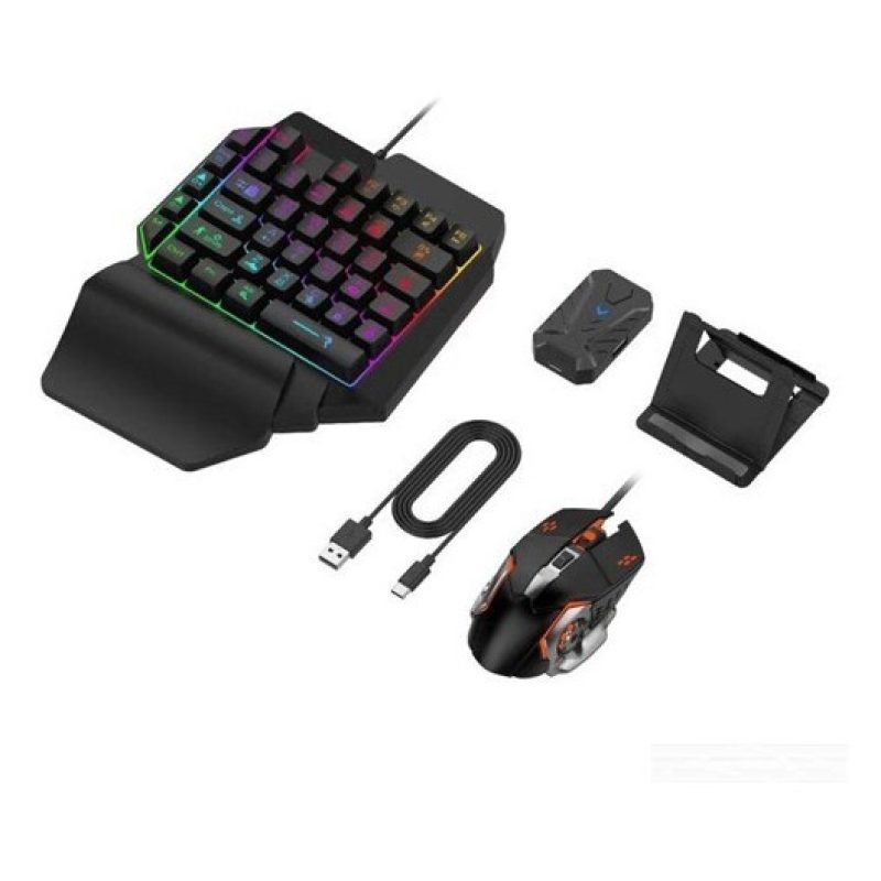 Tagoow Box 4 in 1 gaming per smartphone mouse e tastiera Android IO...