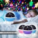 Star master proiettore rotante stelle luci Led notturno effetto stellato lampada rosa