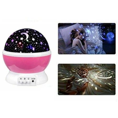 Star master proiettore rotante stelle luci Led notturno effetto stellato lampada rosa