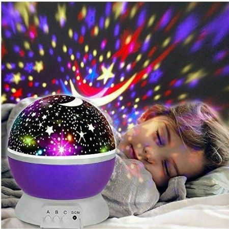 Star master proiettore rotante stelle luci Led notturno effetto stellato lampada rosa