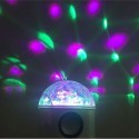 Led bluetooth musica sfera di cristallo magica luce led party disco multi colore