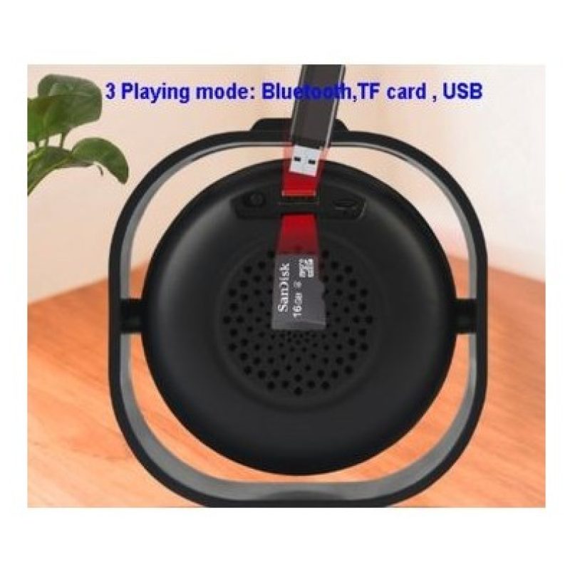 Generico Cassa sveglia orologio digitale bluetooth Q106 bianca disp...