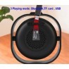 Generico Cassa sveglia orologio digitale bluetooth Q106 bianca disp...