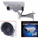 TELECAMERA REALISTICA FINTA NON OPERATIVA DUMMY IR CAMERA LED LAMPEGGIANTE