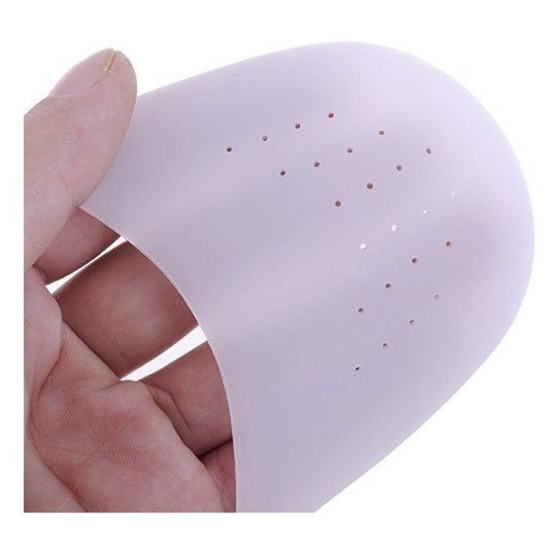 Coppia protezione proteggi in gel per alluce valgo con separatore punte o calza salva tallone punta per cura del piede