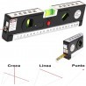 Generico Livella laser 4 in 1 Orizzonte o verticale Linea incrociat...