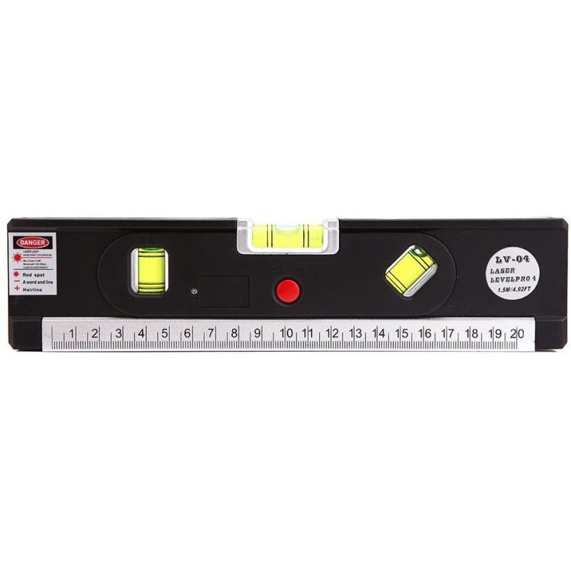 Generico Livella laser 4 in 1 Orizzonte o verticale Linea incrociat...