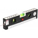 Livella laser 4 in 1 Orizzonte o verticale Linea incrociata metro misurazione magnetico Allineatore Linee di marcatura laser