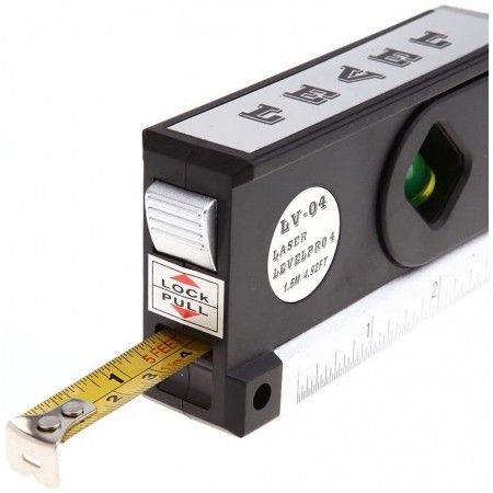 Livella laser 4 in 1 Orizzonte o verticale Linea incrociata metro misurazione magnetico Allineatore Linee di marcatura laser