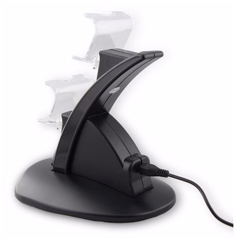 Generico Stand accessori Ps4 Stand di ricarica joystick pad stazion...