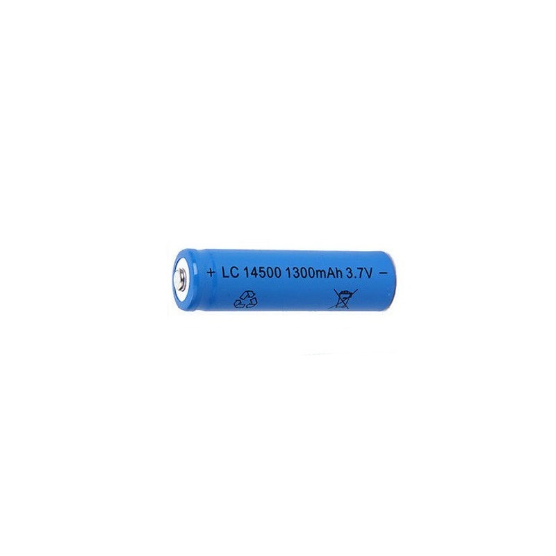 Generico 10x BATTERIA RICARICABILE LC 14500 1300mAh 3.7V batterie r...