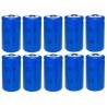 10x BATTERIA RICARICABILE LC 16340 1300mAh 3.7V batterie ricaricabi...
