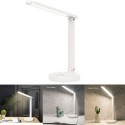 Lampada da tavolo scrivania led touch pieghevole usb lettura tavolo luce con 3 diverse tonalità