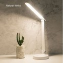 Lampada da tavolo scrivania led touch pieghevole usb lettura tavolo luce con 3 diverse tonalità
