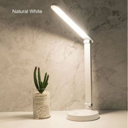 Lampada da tavolo scrivania led touch pieghevole usb lettura tavolo luce con 3 diverse tonalità