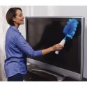 Spazzola piumino togli polvere elettrico Spin Duster con setole elettrostatiche