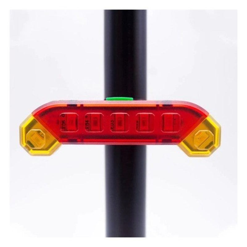 Generico Luce posteriore bicicletta ricaricabile cavo USB QX-W03 bi...