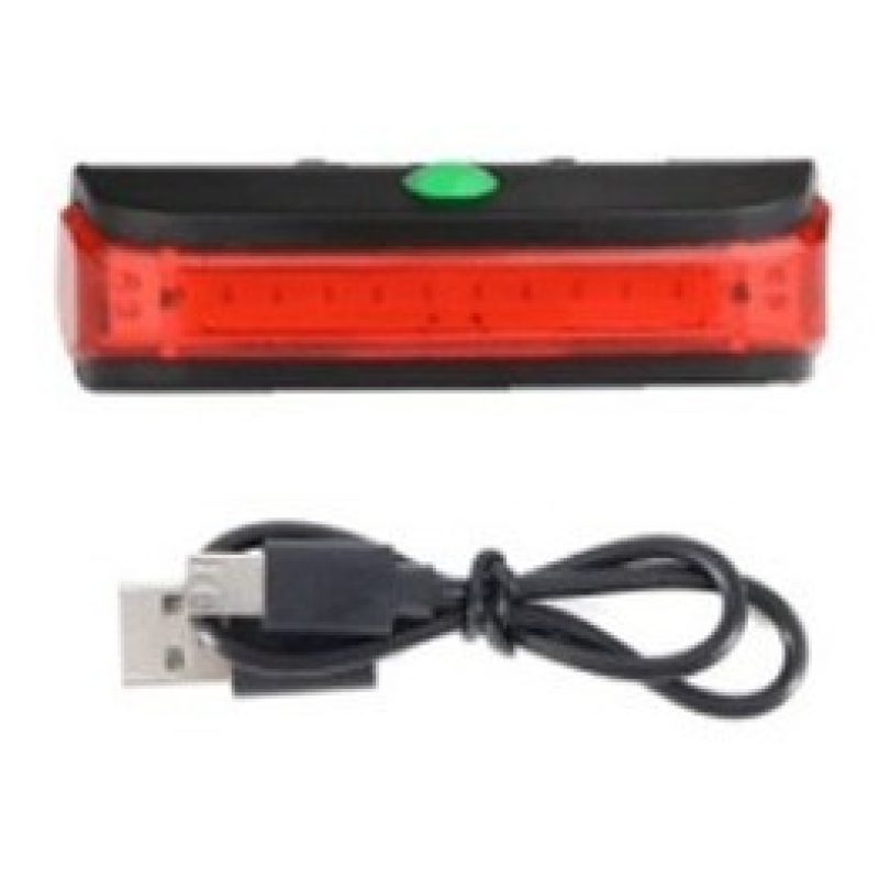 Generico Luce posteriore per bicicletta ricaricabile LED QX-W02 cav...