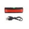 Generico Luce posteriore per bicicletta ricaricabile LED QX-W02 cav...