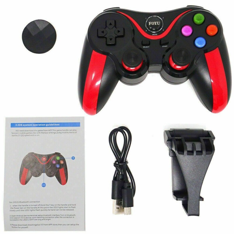 Generico Joystick wireless smartphone Android iPhone PC game pad Bl...
