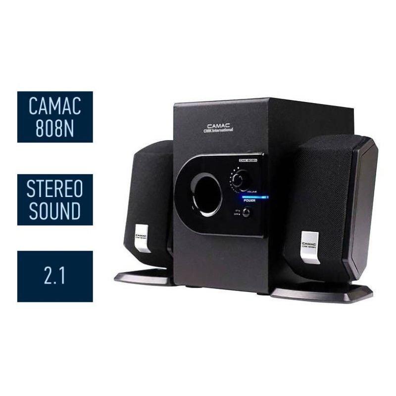 Generico Altoparlanti amplificati CMK-808N Jack 3,5 mm Woofer 7W Sa...