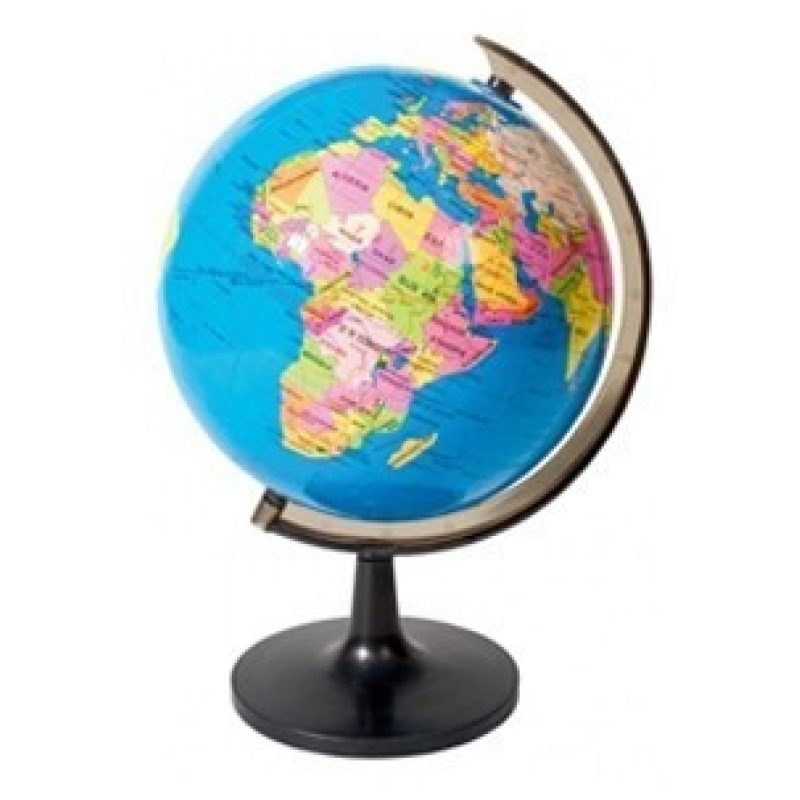 DOBO Mappamondo girevole da tavolo 31 Cm didattico supporto globo s...