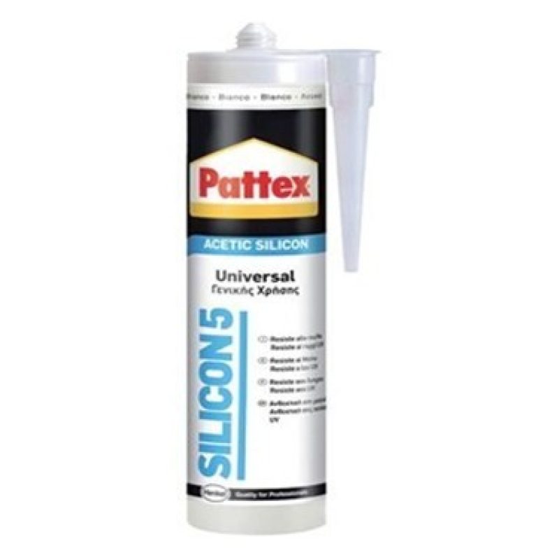 Generico SILICONE BIANCO / TRASPARENTE UNIVERSALE 280 ML POLIMERIZZ...