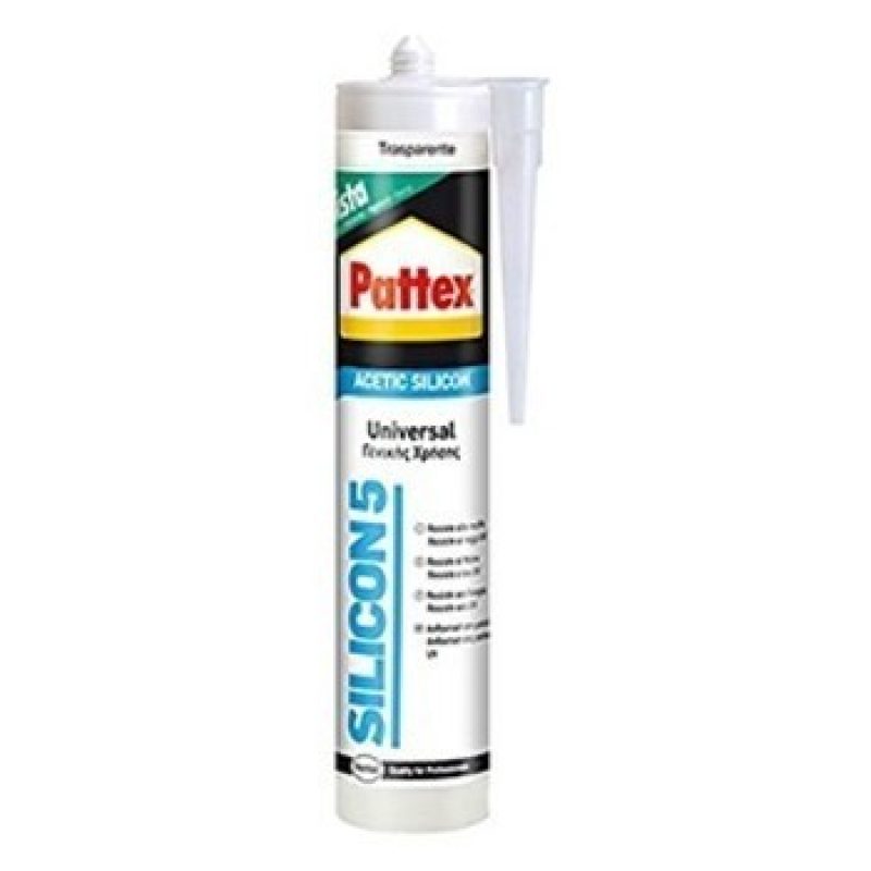 Generico SILICONE BIANCO / TRASPARENTE UNIVERSALE 280 ML POLIMERIZZ...