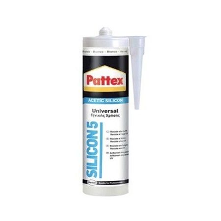 SILICONE BIANCO / TRASPARENTE UNIVERSALE 280 ML POLIMERIZZAZIONE ACETICA SIGILLA