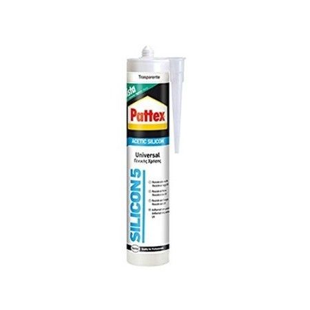 SILICONE BIANCO / TRASPARENTE UNIVERSALE 280 ML POLIMERIZZAZIONE ACETICA SIGILLA