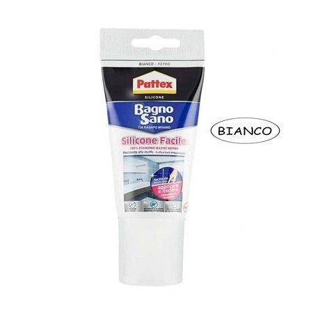 SILICONE BAGNO SANO BIANCO 150 ML SIGILLATURE CUCINE BAGNI FINESTRE SERRAMENTI