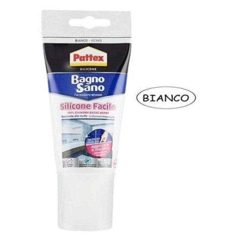 Generico SILICONE BAGNO SANO BIANCO 150 ML SIGILLATURE CUCINE BAGNI...