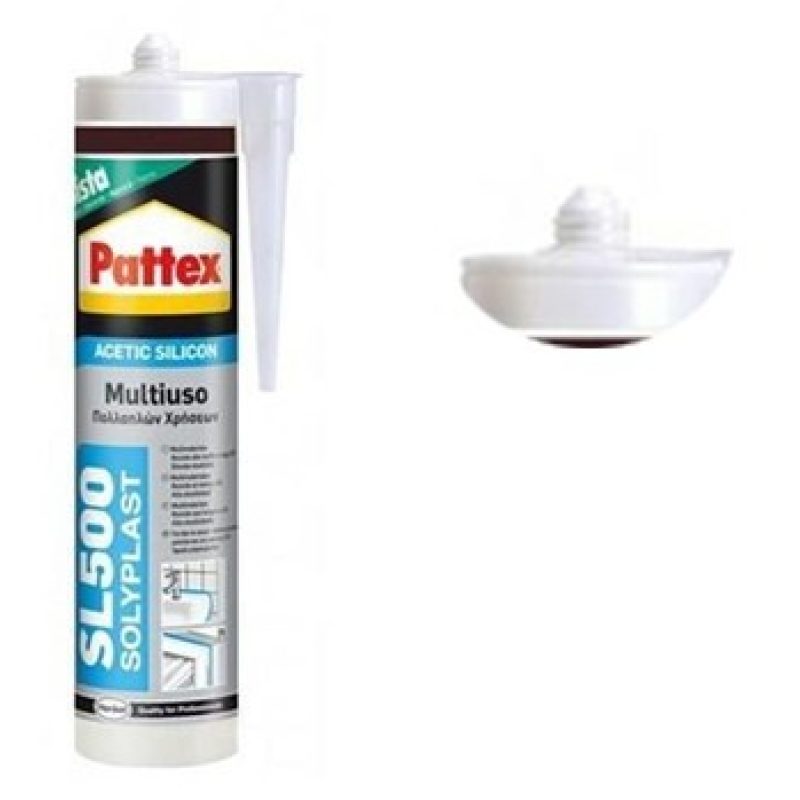 Generico SILICONE SIGILLANTE SL500 MARRONE 300 ML SIGILLANTE SILICO...