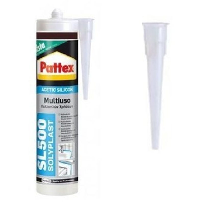 Generico SILICONE SIGILLANTE SL500 MARRONE 300 ML SIGILLANTE SILICO...